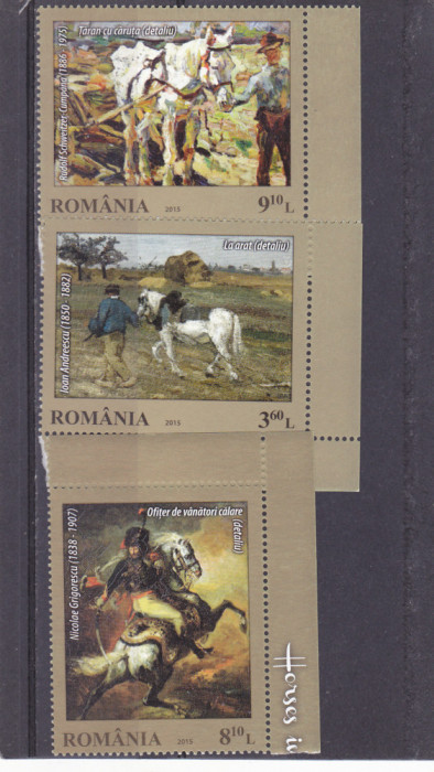 ROMANIA 2015 - CAI IN PICTURA, MNH - LP 2073