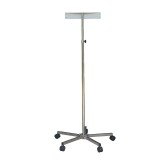 Stativ mobil pentru lampi bactericide, reglabil 100-190 cm, tija otel inox, 5 roti, ProCart