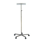 Cumpara ieftin Stativ mobil pentru corpuri de iluminat, reglabil 100-190 cm, tija otel inox, 5 roti, ProCart