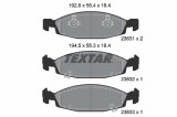Set placute frana TEXTAR 2363101