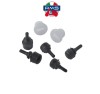 Kit tampoane cauciuc capace laterale (usite) Vespa 50 R - Vespa 50 Special (69-83) - Vespa 125 Primavera (67-83) - ET3 (76-90)