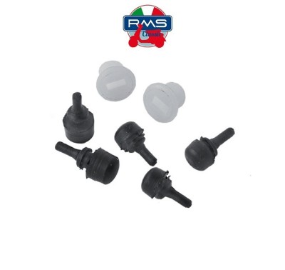 Kit tampoane cauciuc capace laterale (usite) Vespa 50 R - Vespa 50 Special (69-83) - Vespa 125 Primavera (67-83) - ET3 (76-90) foto