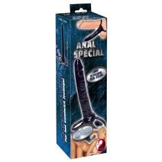 You2Toys Uprząż z elastycznym elementem analnym i pierścieniami TPR 16 cm
