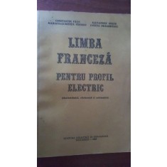 Limba franceza pentru profil electric- C.Paun, Al.Onete