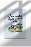 Unframed Romanian Quote Canvas Poster - Digital Print - Regulile se Schimba Zilnic | A3 (29.7 x 42 cm)