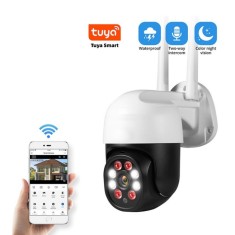 Camera de supraveghere,WIFI, TUYA, 4MP, QHD, rotire, lumina, comunicare bidirectionala, urmarire automata foto