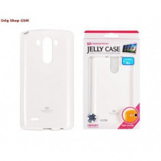 Husa Mercury Jelly LG G3 Mini/Beat/G3S (D722) Alb Blister