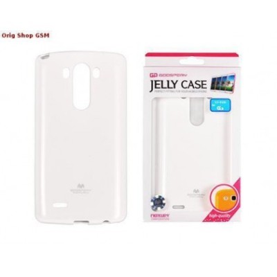 Husa Mercury Jelly LG G3 Mini/Beat/G3S (D722) Alb Blister foto