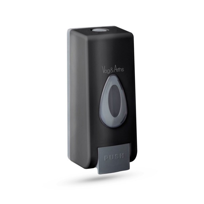 Dozator manual de sapun lichid Vog und Arths, 350 ml, plastic, Negru
