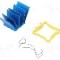 Radiator extrudat, aluminiu, 17mm x 17mm, albastru, Advanced Thermal Solutions - ATS-50170P-C1-R0