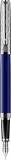 Stilou Waterman Exception Blue DELUXE penita aur masiv 18K