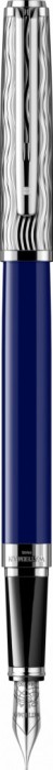 Stilou Waterman Exception Blue DELUXE penita aur masiv 18K