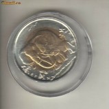 Bnk mnd Turcia 1 lira 2009 unc, necirculata , bimetal, elefant, Europa