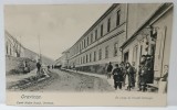 ORAVITA , STRADA PRINCIPALA SI CAZARMA MILITARA , CARTE POSTALA ILUSTRATA , CLASICA , CCA . 1900