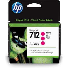 Tri-Pack Original HP Magenta nr.712 pentru DesignJet Studio 24|Studio 36|T230|T250|T630|T650 29ml "3ED78A"