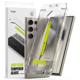Cumpara ieftin Folie pentru Samsung Galaxy S24 Ultra (set 2), Ringke Easy Slide Tempered Glass, Clear