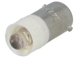 Lampă LED albă 24V BA9S