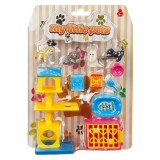 Cumpara ieftin Set de joaca, mini animalute de companie, Rising Toys, Pisici