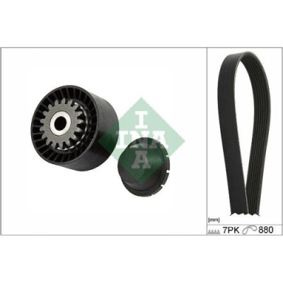 Set curea transmisie Renault Clio 3 (Br0/1 Cr0/1) 01.05-12.14, Clio 3 Grandtour (Kr0/1) 11.07-, Modus / Grand Modus (F/Jp0) 09.04-, Wind (E4m) 07.10- foto