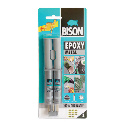 Adeziv pentru metale Bison Epoxy, 24 ml foto