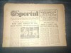 ZIARUL SPORTUL 12 DECEMBRIE 1981 TRAGERE LA SORTI CUPE EUROPENE