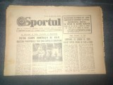 ZIARUL SPORTUL 12 DECEMBRIE 1981 TRAGERE LA SORTI CUPE EUROPENE