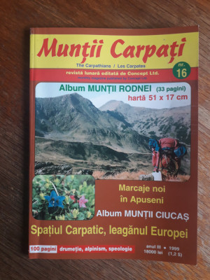 Revista Muntii Carpati, nr. 16 / 1999 / C rev P2 foto