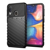 Husa TPU OEM Thunder Tough pentru Samsung Galaxy A20e, Neagra