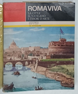 ROMA VIVA , LA CITTA , IL VATICANO , I TESORI D &amp;#039; ARTE di GLAUCO CARTOCCI , 1976 foto