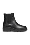 Geox cizme de piele D FELLENY femei, culoarea negru, cu platforma, D46XEC 043NH C9999
