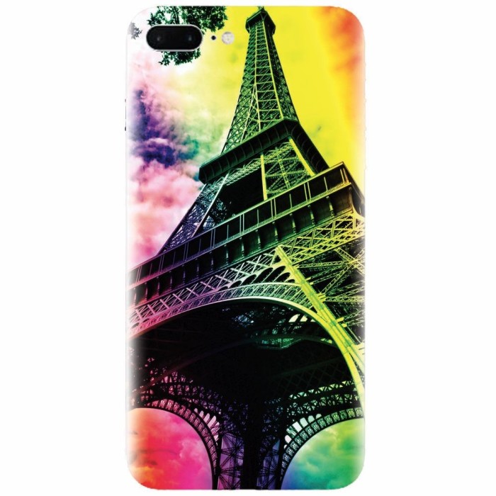 Husa silicon pentru Apple Iphone 7 Plus, Eiffel Tower 002