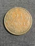 Moneda 2 1/2 cent 1912 Olanda, Europa