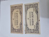 bancnota 1942 indiile olandeze ocup.jap. 10c