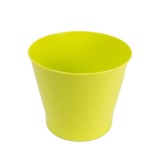 Ghiveci din plastic Zinnia, lime D 14.5 cm