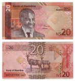 NAMIBIA █ bancnota █ 20 Dollars █ 2025 █ P-21 █ UNC █ necirculata