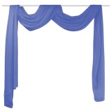 vidaXL Draperie din voal 140 x 600 cm, albastru regal