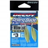Paleta Oscilanta cu Vartej Decoy BL-65 Willow Leaf Gold, 2buc (Marime: 2)