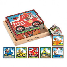 Cuburi vehicule Melissa and Doug foto