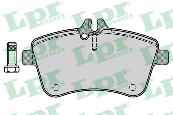 Set placute frana,frana disc MERCEDES A-CLASS (W169) (2004 - 2012) LPR 05P1243