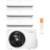 Aparat de aer conditionat multi-split Bosch Seria 2000, 2 x 9000 + 12000 BTU, unitate externa 27000 BTU, Clasa A++/A+