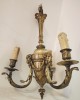 Candelabru Empire din bronz masiv cu 3 brațe piesa cu o lucrătura de o foarte mare finețe, lungime 48 cm