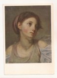 FA92 -Carte Postala- RUSIA - State Hermitage Museum - Jean Baptiste Greuze, Head of a young girl in a Liliac Tunic, necirculata 1969