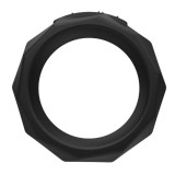 Inel pentru penis BATHMATE Power Rings Maximus 55, din silicon moale, design flexibil, diametru 5.5 cm, negru