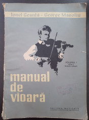 MANUAL DE VIOARA Volumul I - Geanta, Manoliu foto