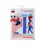 Set de croitorie hainute pentru papusi Couture Disney Kathy Navy, Dress Your Doll EduKinder World