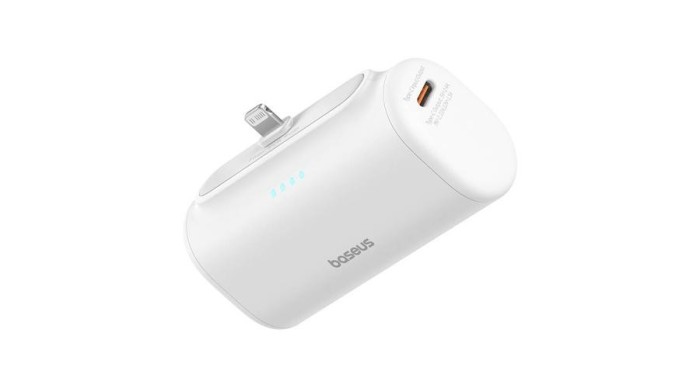 Baseus Compact powerbank, 5000mAh, 20W (alb)