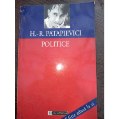 Horia Roman Patapievici - Politice