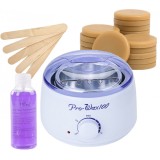 Kit de epilare cu ceara elastica traditionala discuri Miere prowax Xanitalia