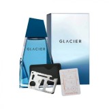 Cumpara ieftin Set apa de toaleta Glacier 100 ml si card multifunctional Dactylion, de supravietuire, otel inoxidabil