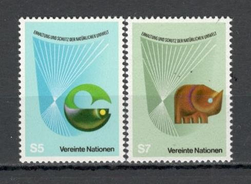 O.N.U.Viena.1982 Conservarea si protejarea naturii SN.451